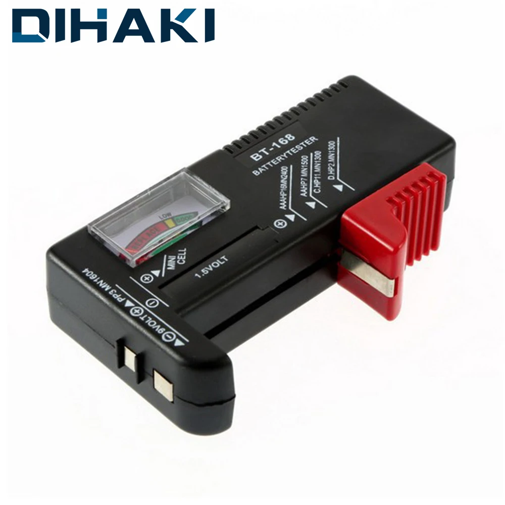 Батарея Напряжение тестер Кнопка сотового напряжения метр 1 5 в 9 универсальный