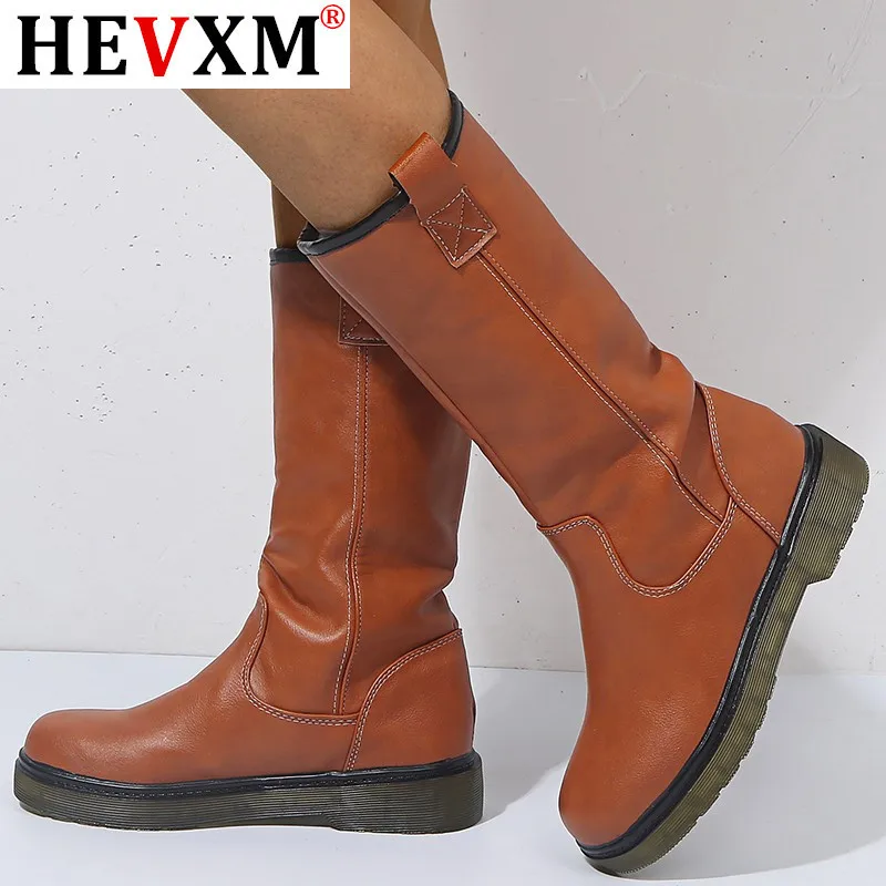 

Новинка 2020, зимние женские сапоги, женские сапоги с круглым носком, боковой молнией и вышивкой на низком каблуке, женская обувь на низком каб...