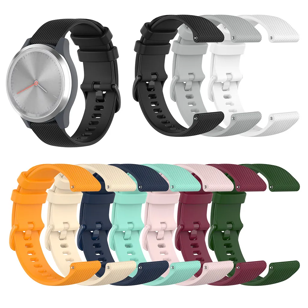 CARPRIE мягкий силиконовый сменный ремешок для наручных часов Garmin Vivomove 3 S Смарт часы