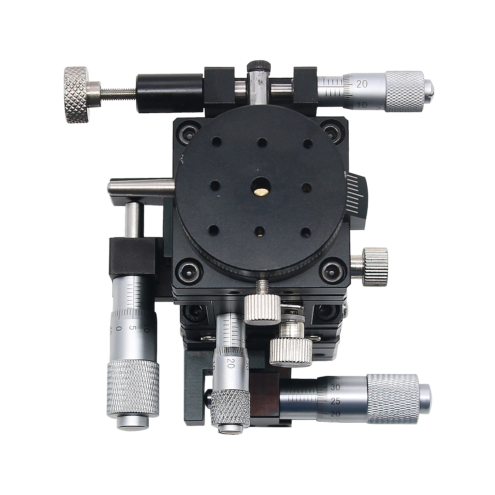 

40x40mm Crossed Guide Rail SEMXYZR-40 XYZR 4-Axis Micrometer Linear Stage Manual Linear Stage