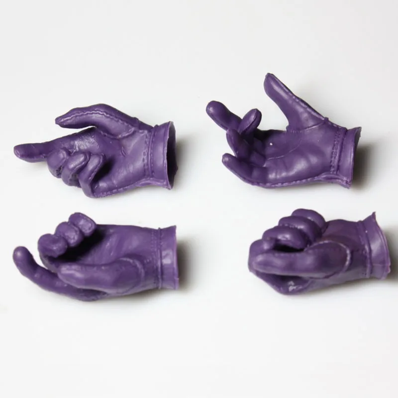 

Экшн-фигурки HT DX11 DX10, 4 шт./компл., масштаб 1/6, фиолетовые руки типа Jokers, модели рук для 12-дюймовых HT DX11 DX10