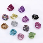 10 шт.карта, милые резинки для волос с блестками для маленьких девочек, 3 см, эластичные резинки для волос от Haibrand, аксессуары для волос