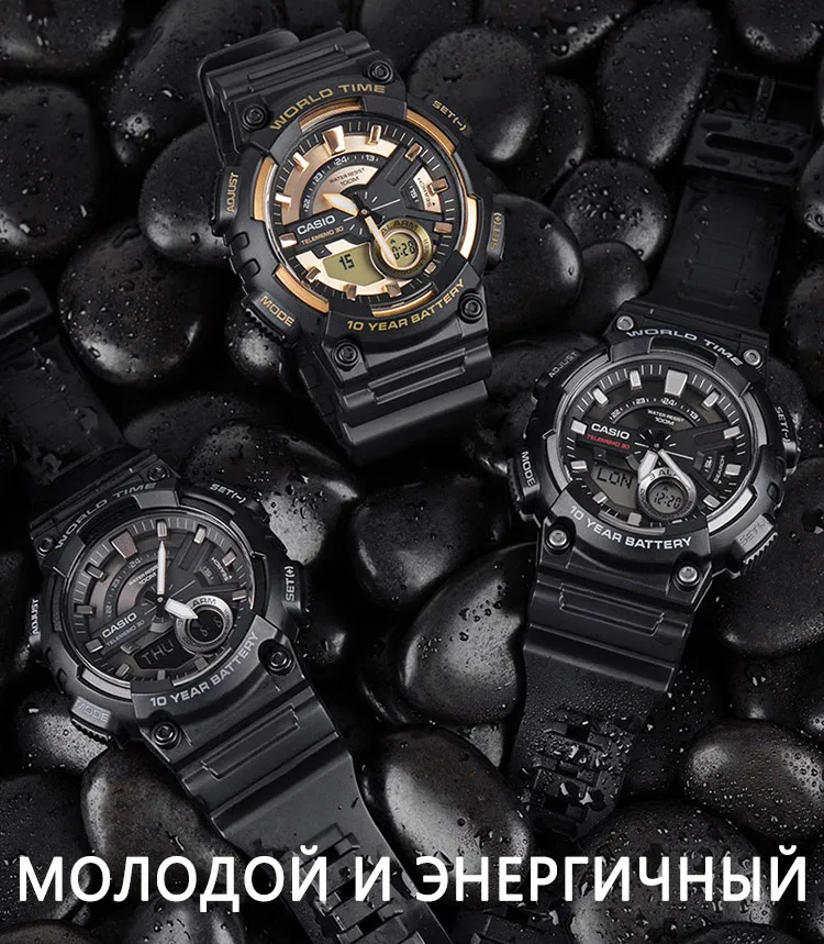 Casio часы Лучшие продажи взрыва часы мужчины установить лучший бренд класса люкс LED военный цифровые часы спортивные 100м Водонепроницаемые кварцевые мужские часы relogio masculino reloj hombre erkek kol saati AEQ100