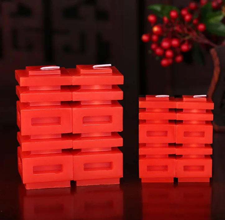 

Creative Double Happiness Candles For Party Wedding Birthday Festival Romantic Dinner Decor Candle Decorative Lighting LedLF736