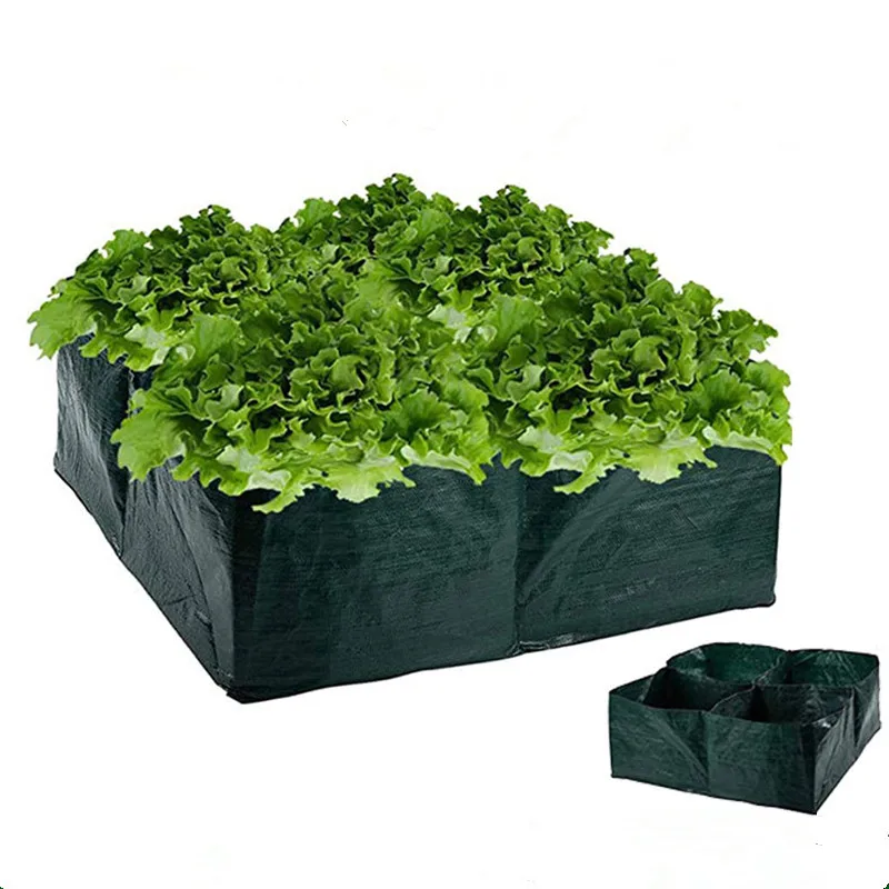

Garden Plastic Flower Pot Square Planting Container Grow Bag Plants Garten Tools Accessories Jardin Macetas Para Plantas