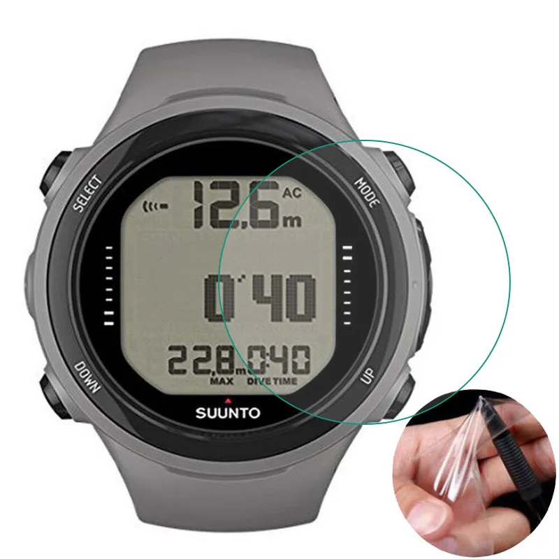 

3 шт мягкая прозрачная защитная пленка для Suunto D4i D6i Novo дайвинг часы GPS спортивные умные часы защита экрана Крышка (без стекла