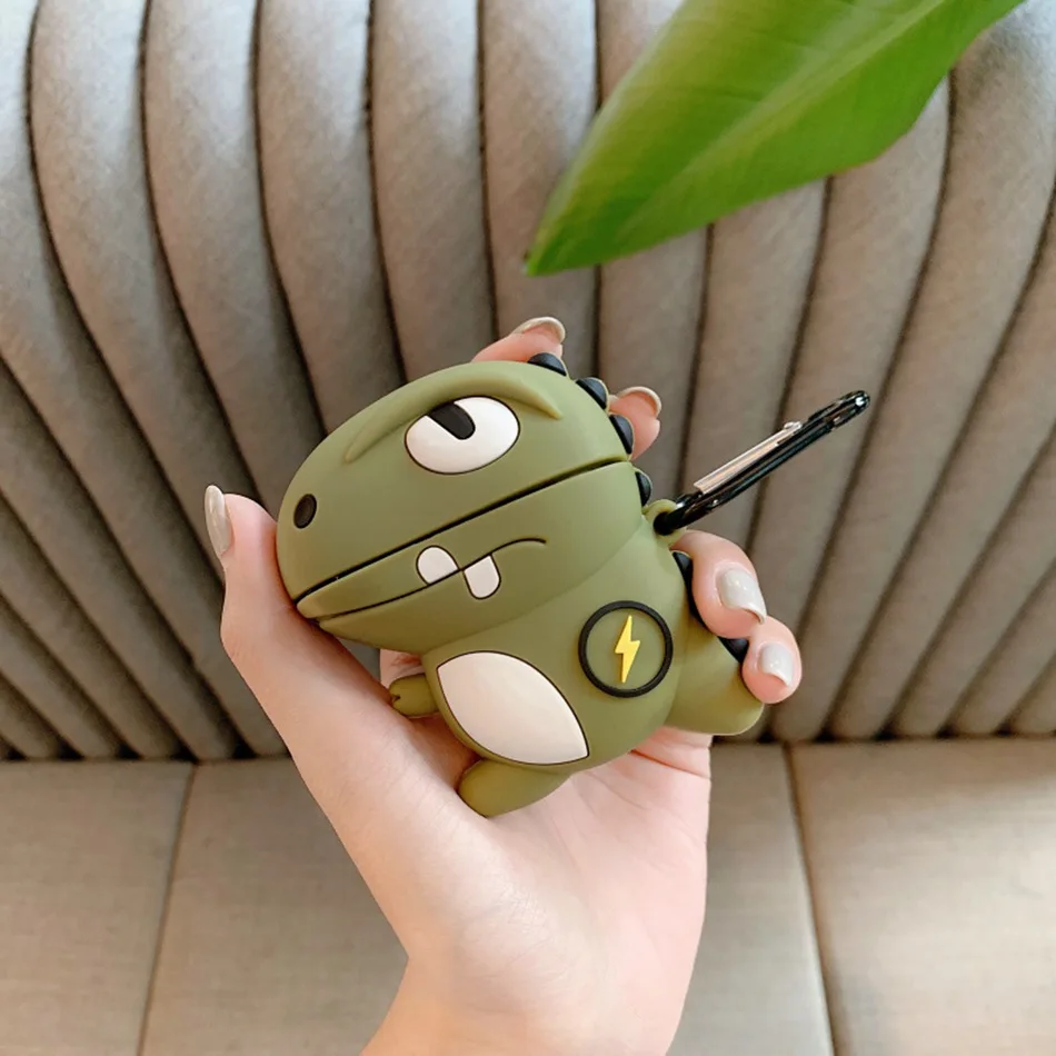3D чехол для наушников s для AirPods чехол с милым мультяшным изображением бутылки молока для Apple Airpods Защитная крышка для Earpods чехол для наушников кольцевой ремешок - Цвет: 889