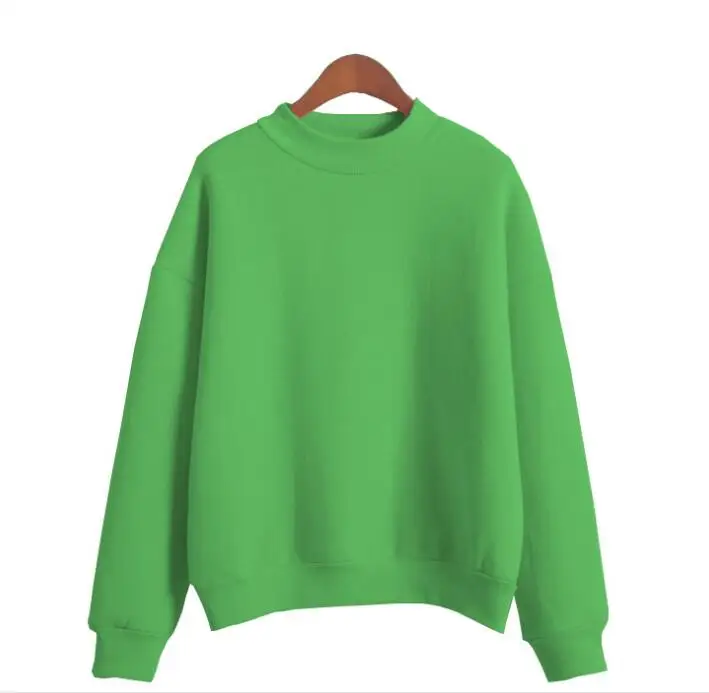 

women's warm swerter high-neck loose casual student long-sleeved jacket