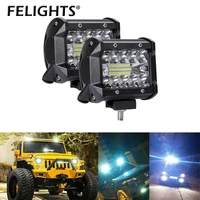 1pc 60w led bar 12v work light focos 4x4 accessories barco truck auxiliary motorcycle lights off road led akcesoria samochodowe