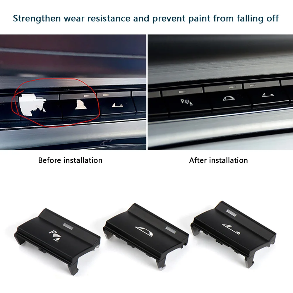 Center Console Parking Radar Sensor Switch Button Cover Multi-function Roof Button for BMW E89 Z4 2009-2016 61319146642