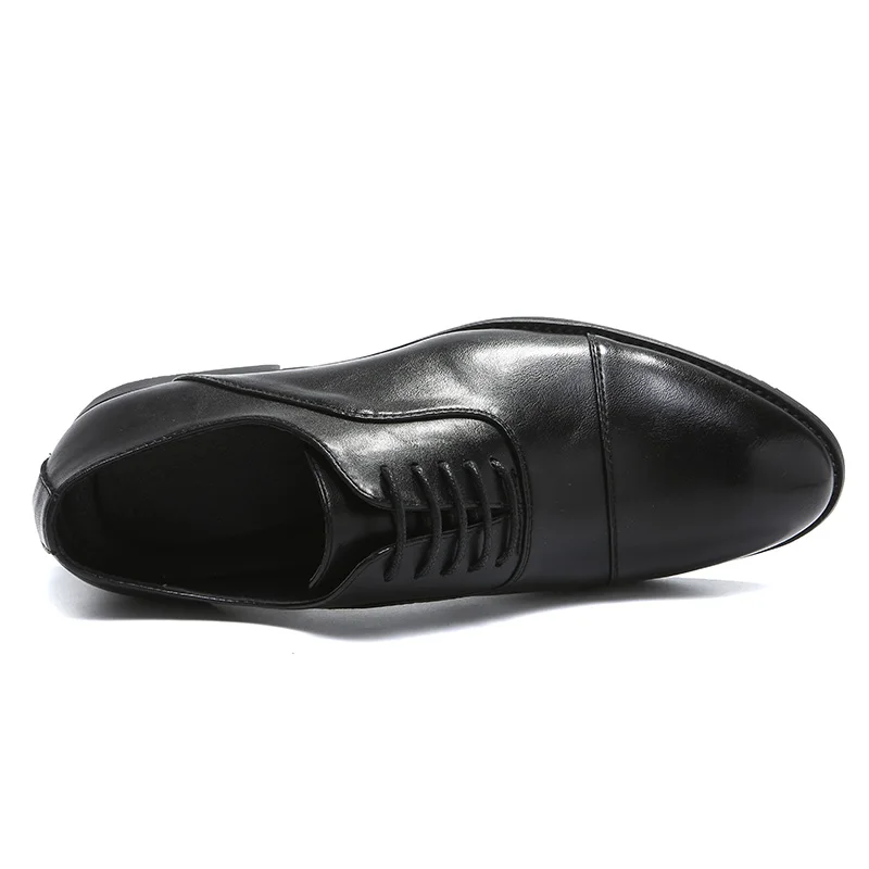 Дышащие Туфли-оксфорды в стиле Дерби мужские повседневные удобные нескользящие