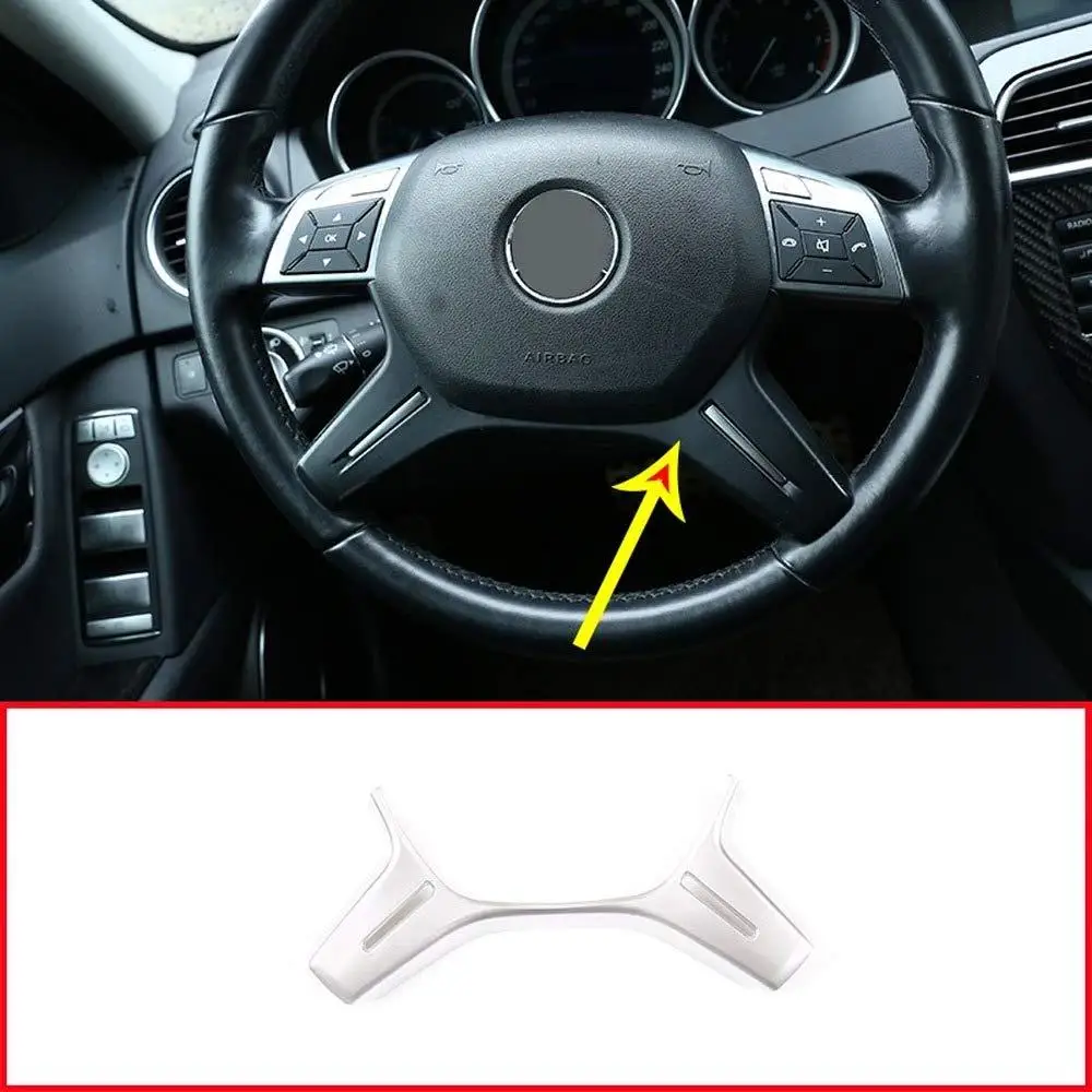 Кнопки на руль отделка наклейка для Mercedes Benz C Class W204 2011 2013 E W212 2014 2015 ML GL X166 W166