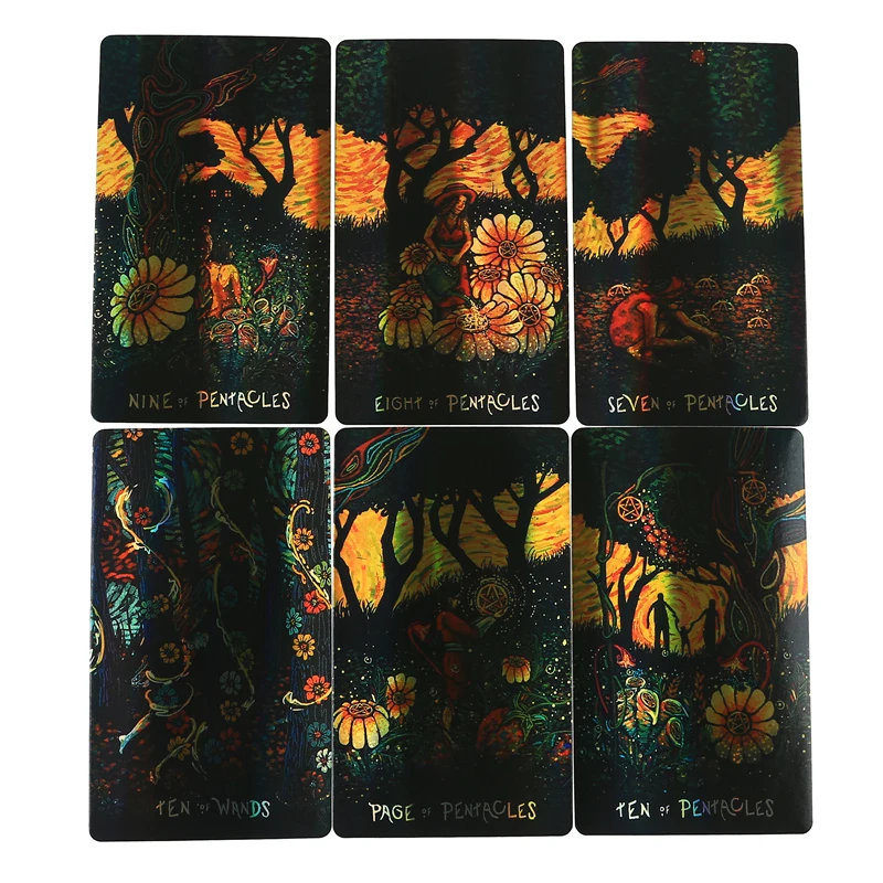 

Board Game Tarot Of Prisma Holographic Family Party Playing Cards For Adults And Children Funny Dobble Divination Card