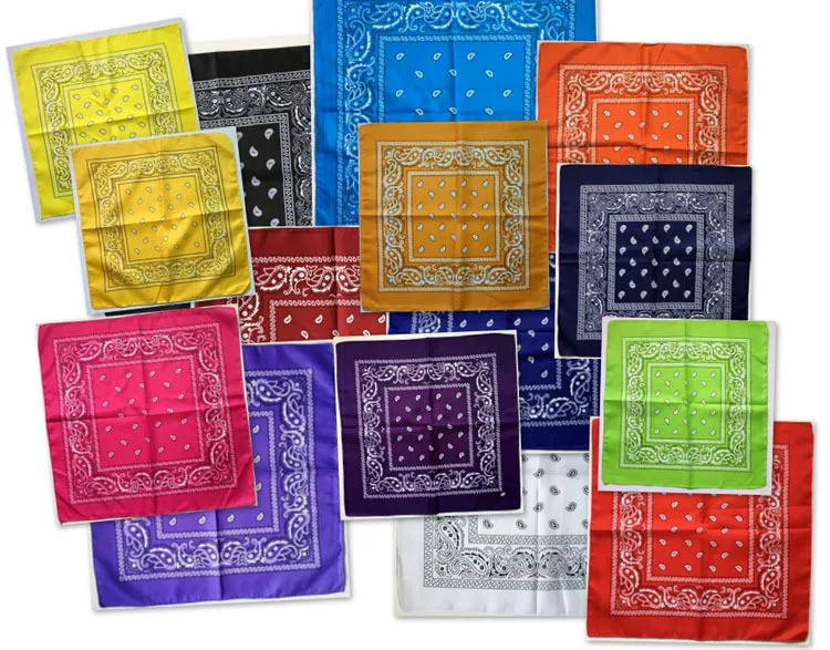 18 шт. всесезонный шарф унисекс с готическим узором бандана из принтованного