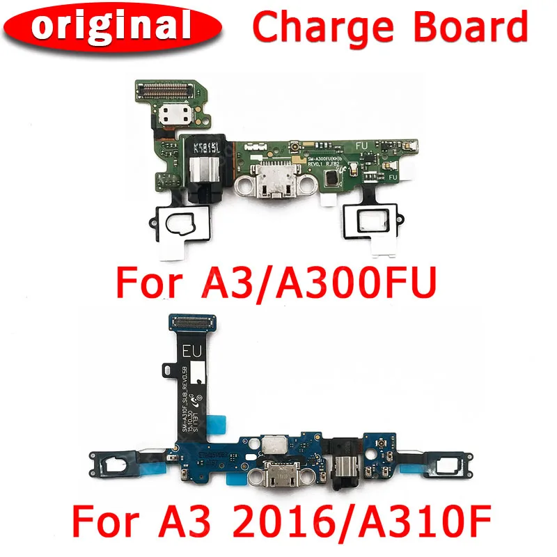 Оригинальный зарядный порт для Samsung Galaxy A3 2016 USB зарядная плата A300 A310 PCB док разъем