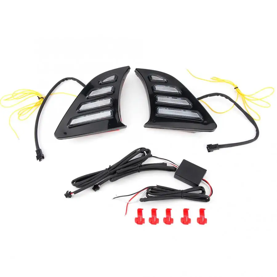 2 шт. светодиодный дневные ходовые огни цвета лампа для поворотного сигнала DRL