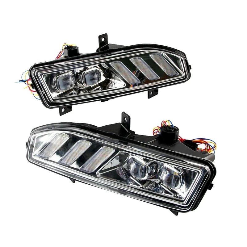 

DHBH-LED DRL Daytime Running Lights Fog Lights Turn Signal Lamp for Nissan X-Trail Rogue Qashqai Kicks Sylphy Sentra 2017-20