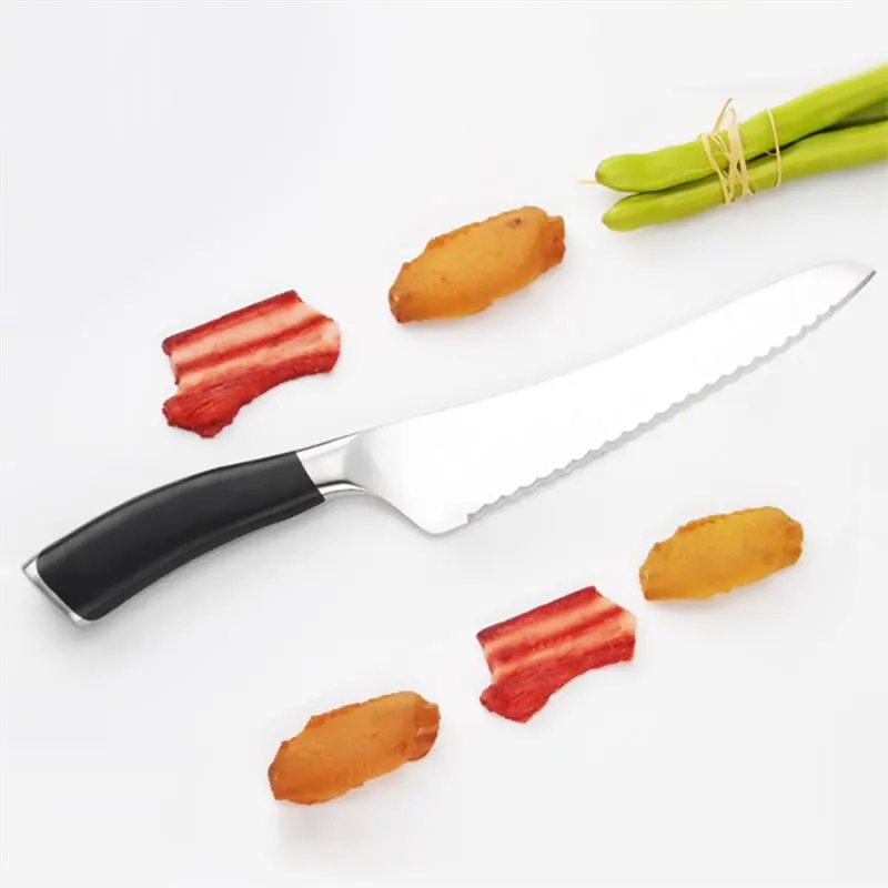 Нож для хлеба из нержавеющей стали Upspirit резак сервировки тортов острые зубчатые