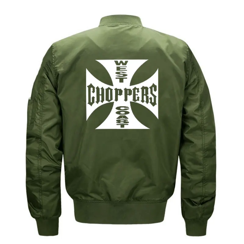 Мужские летающие куртка уличная Slim Fit летать пилота для мужчин West Coast Choppers
