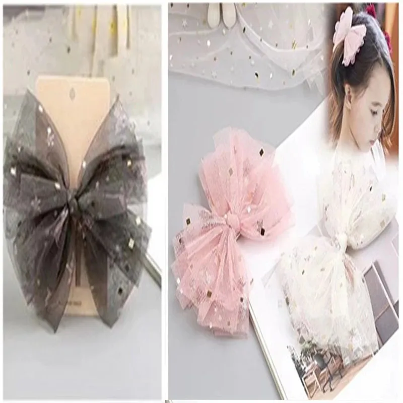 25 ярдов блестящая золотая звезда Тюлевая катушка ткань с блестками для рукоделия