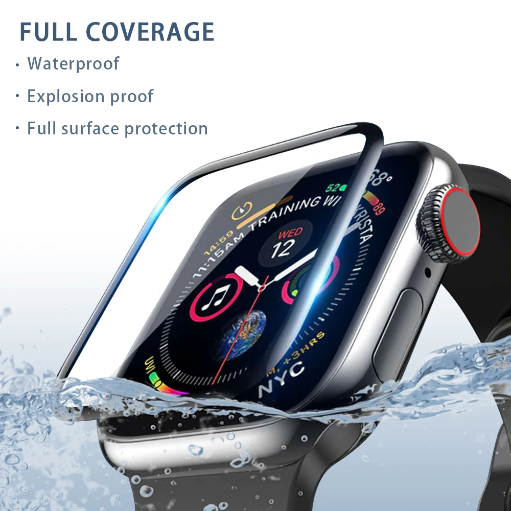 Защитная пленка для apple watch 6 44 мм 40 42 38 iWatch защитная se Series SE 4 | Наручные часы