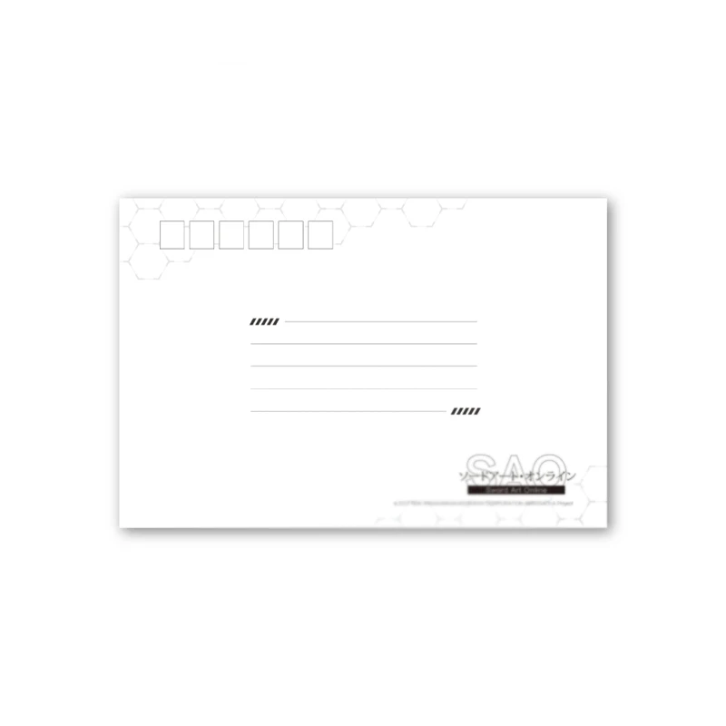 Оригинальная аниме открытка в виде меча из мультфильма 1 набор для детей косплея