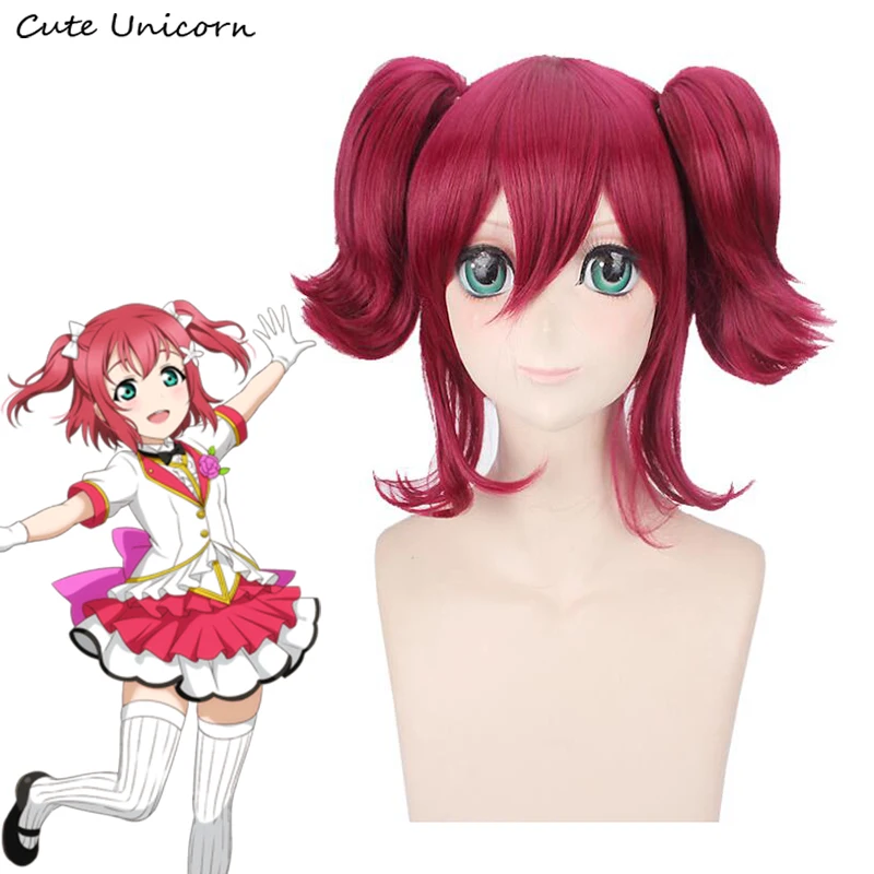 LoveLive Sunshine Ruby Kurosawa парик для косплея Love Live Синтетические Искусственные волосы