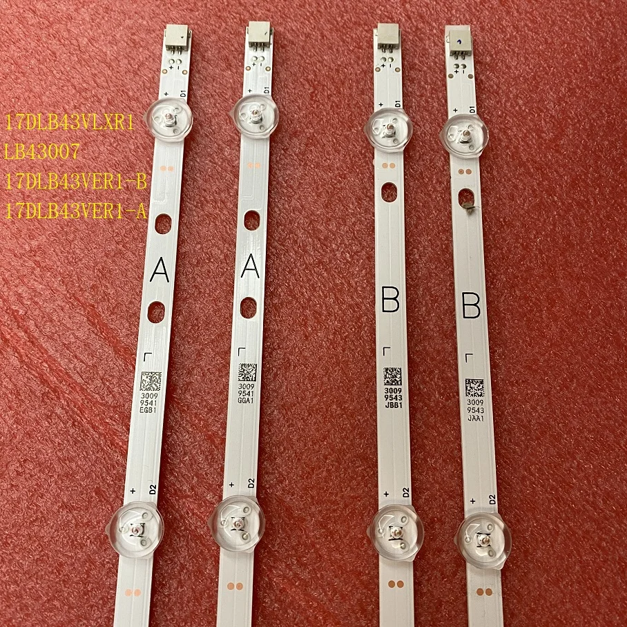 Светодиодная подсветка полосы (4) для цифрового фотоаппарата Panasonic TX 43E302B 43E303E TOSHIBA