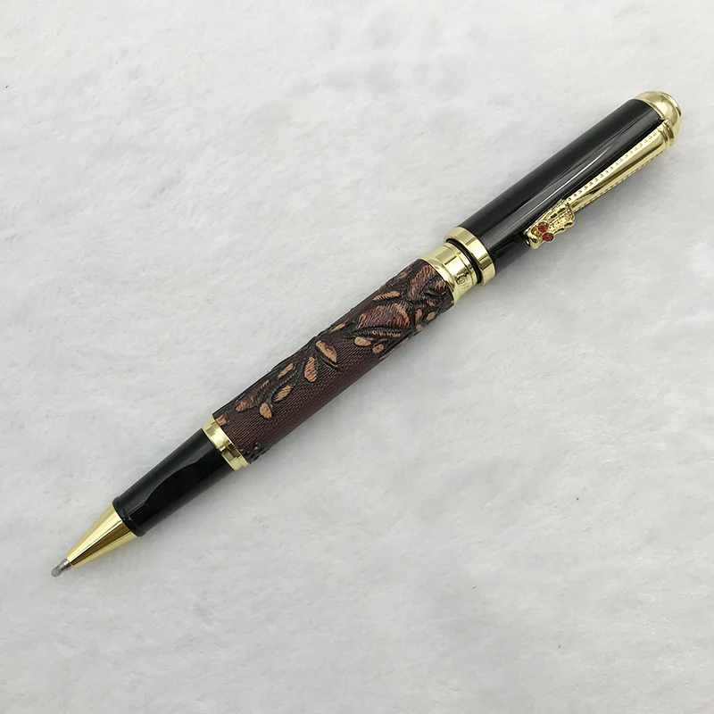 Jinhao Dragon шариковая ручка подарок высокое качество золотой дракон зажим черные