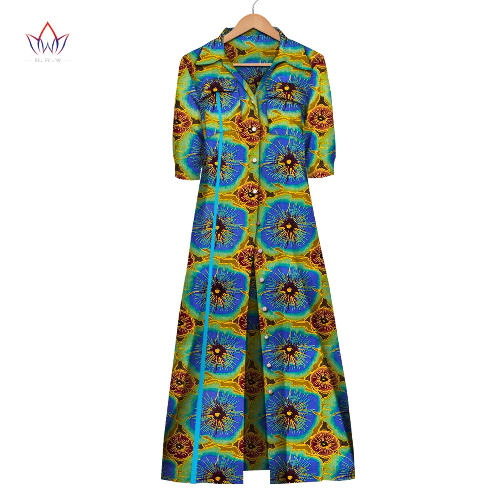 

2021 Ankara Outerwear Summer African Trench Coat For Women Plus Size Dashiki Africa Print Clothing Lady Clothes WY5031