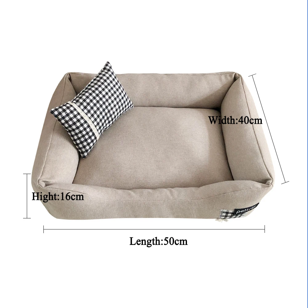 Кровать для больших собак домик домашних животных диван кровать с подушкой