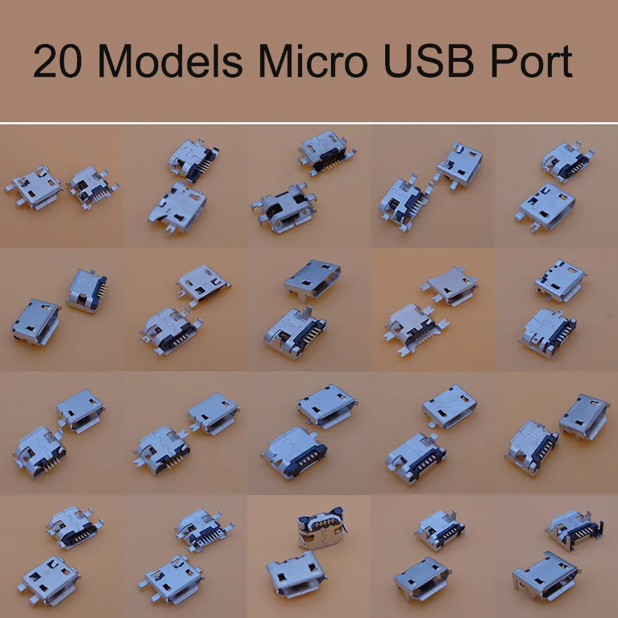 20 моделей разъем Micro mini USB 5pin 5 pins для зарядки планшета Разъем мобильного