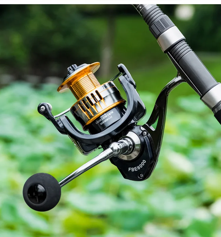 SEAYOU Алюминий сплав Рыболовная катушка макс. 15 кг перетащите морской катер 1000-6000