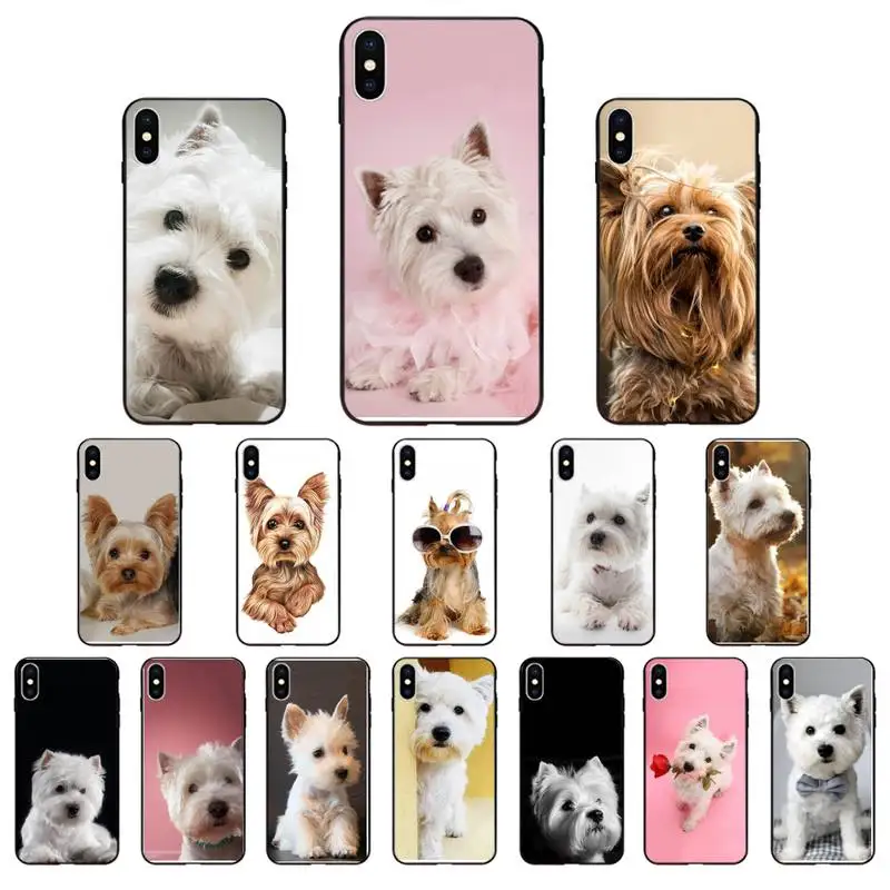 

Westie Terrier Dog Puppy Highland Phone Case for iphone 13 12 11 Pro Max 13 12mini XS MAX X XR SE2 8 7 Plus Case