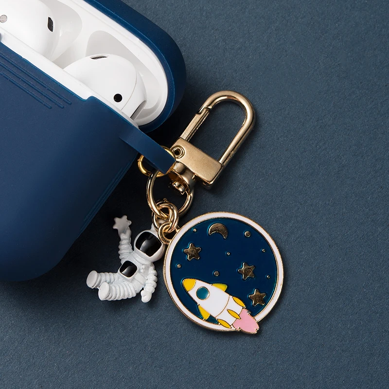 Силиконовый чехол в стиле ретро астронавта космонавта для Apple аксессуары Airpods