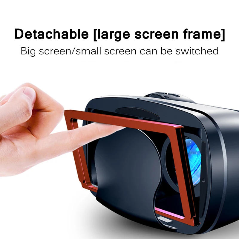 Очки виртуальной реальности VR для смартфонов от 5 до 7 дюймов 3D очки с поддержкой