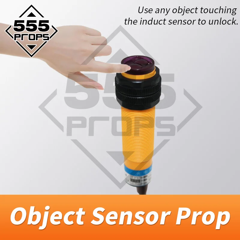 555PROPS room escape prop object sensor prop use object close to sensor to escape the room
