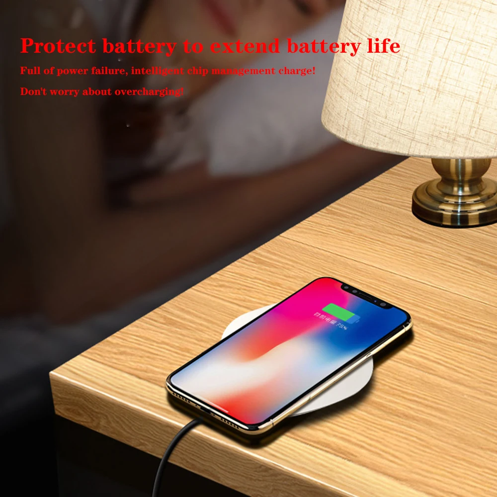 Беспроводное зарядное устройство для Xiaomi быстрая зарядка внешний аккумулятор