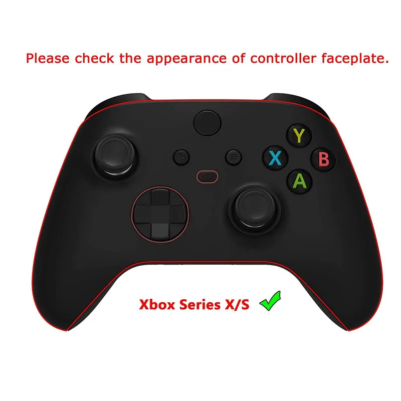 Белый Полный комплект корпуса чехол для контроллера Xbox серии S и X/S боковая