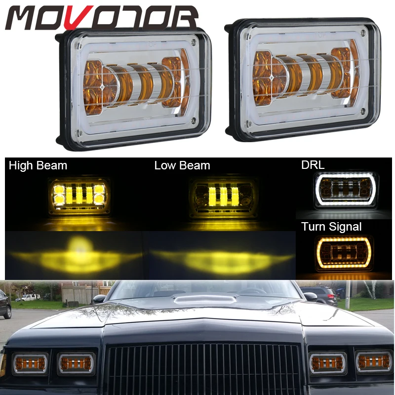 Янтарный поворотный одиночный светильник желтый точечный противотуманная фара 5