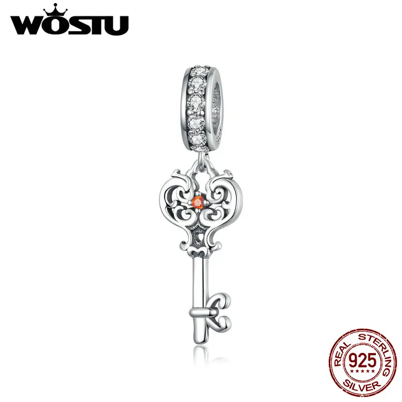 WOSTU брелок с сердцебиением для ключей оригинальный браслет самостоятельного