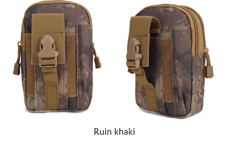 Ruin khaki 2L Тактическая Военная поясная сумка, поясная сумка, сумка для улицы, для верховой езды, для бега, охотничьи кошельки, карманные аксессуары для бега - Цвет: Ruin khaki