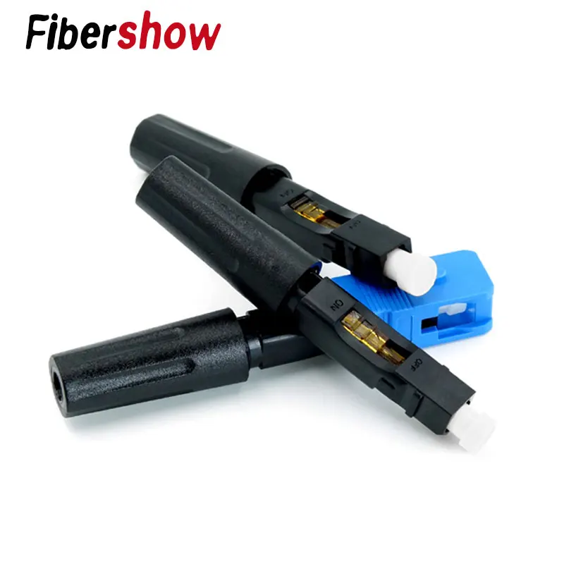 Волоконно оптический Быстрый Соединитель FTTH SC APC Одномодовый волоконно адаптер