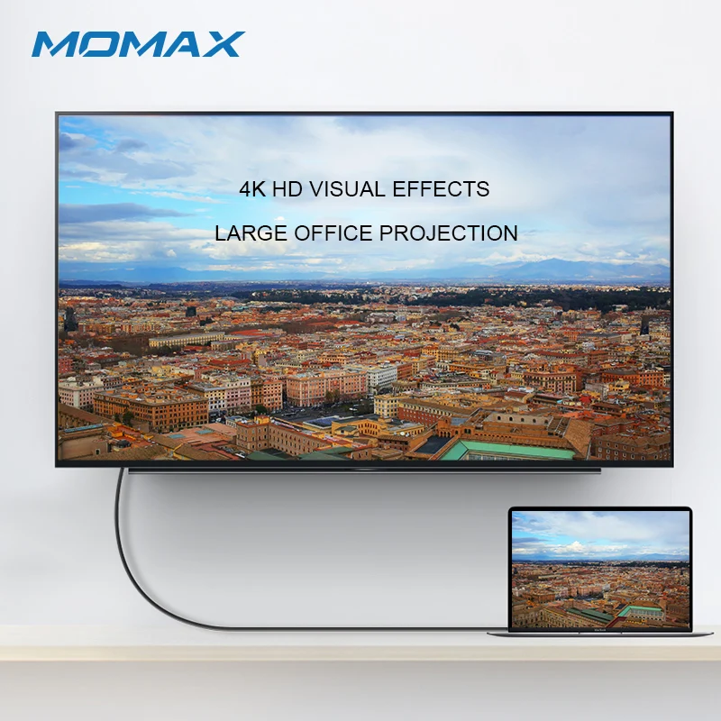 MOMAX USB C многопортовый конвертер (12 в 1) гигабит так три USB3.0 гнезда SD/TF двойной паз