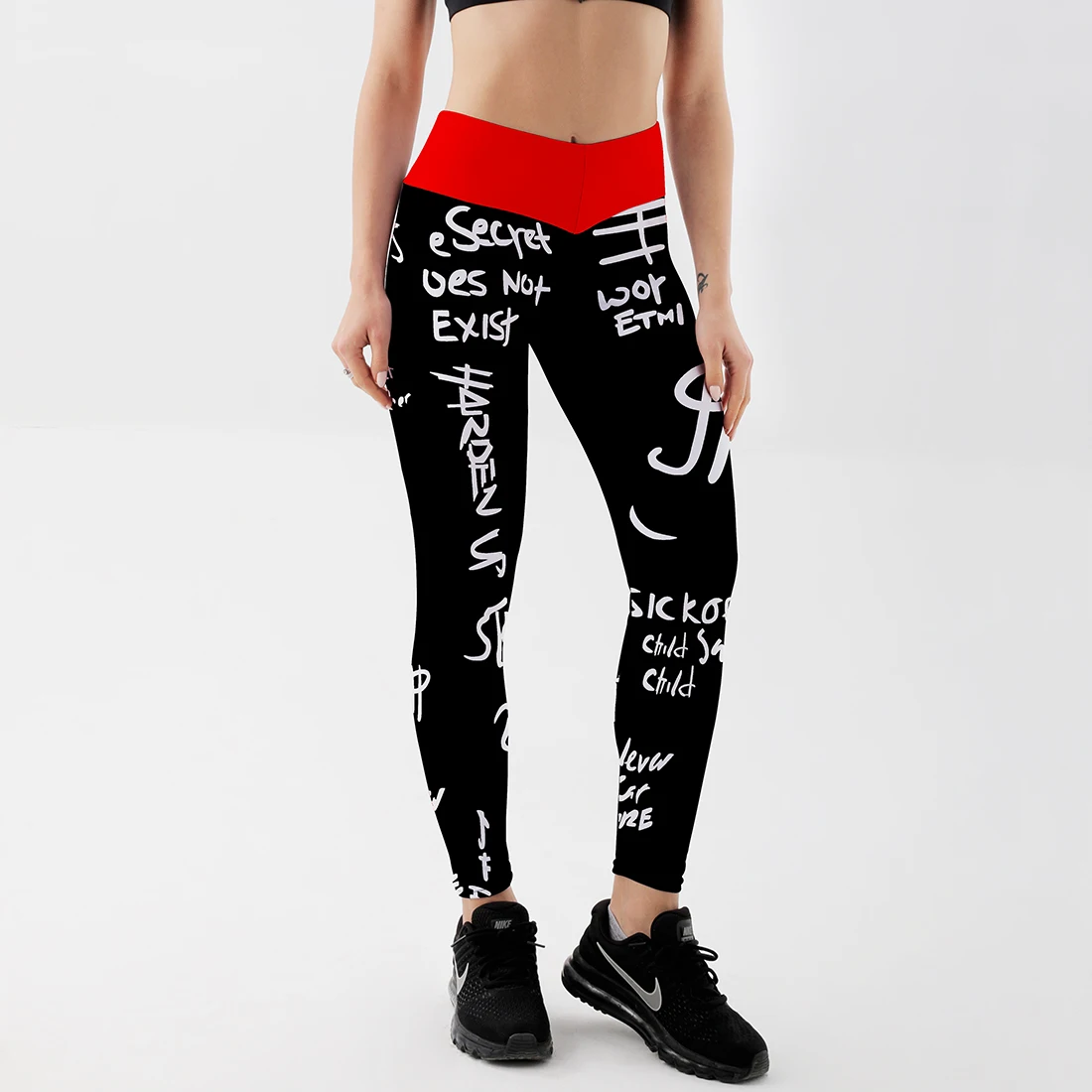 High Waist Women Digital Printed Fitness Leggings Push Up Sport GYM Leggings 