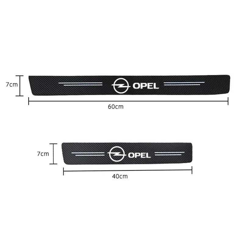 Кожаные Защитные наклейки для Opel astra j h g insignia mokka corsa d vectra 4 шт. на пороги автомобиля