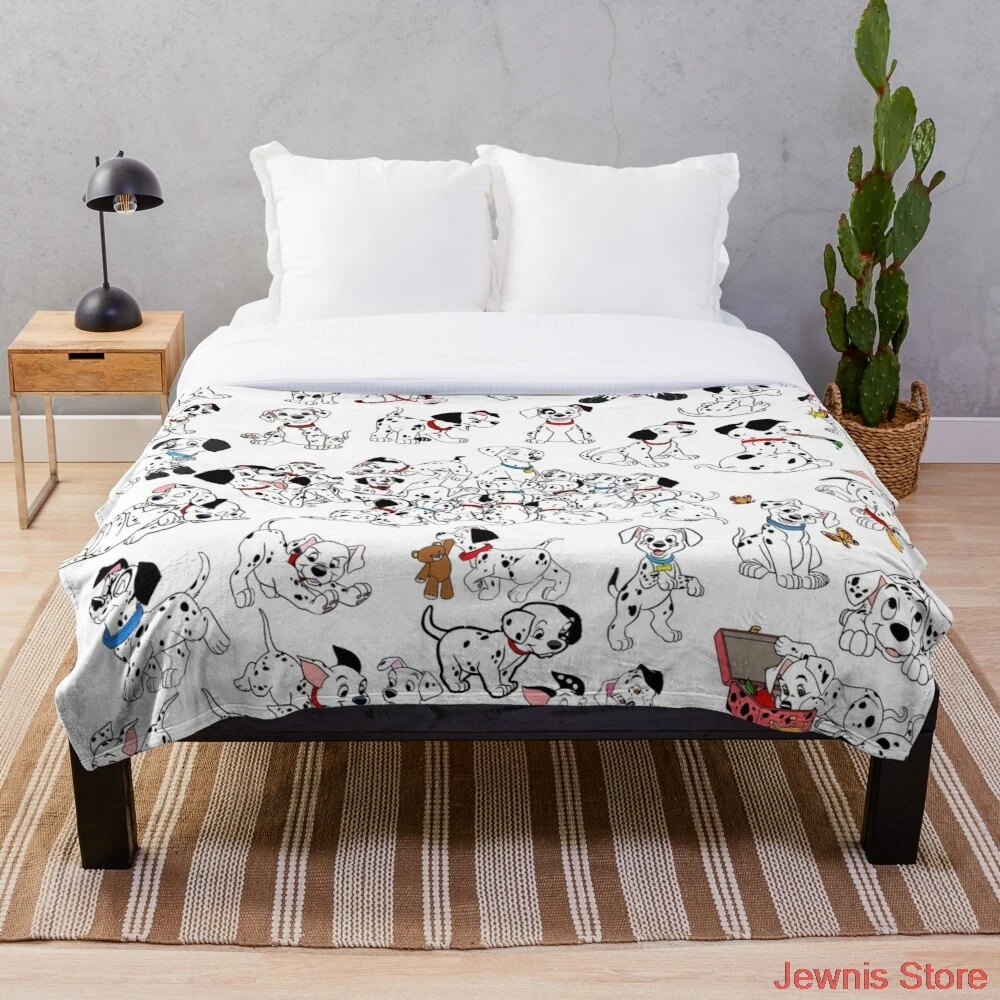 

101 Dalmatians Throw Blanket Fleeceon Bed/Crib/Couch Adult Baby Girls Boys Kids Gift
