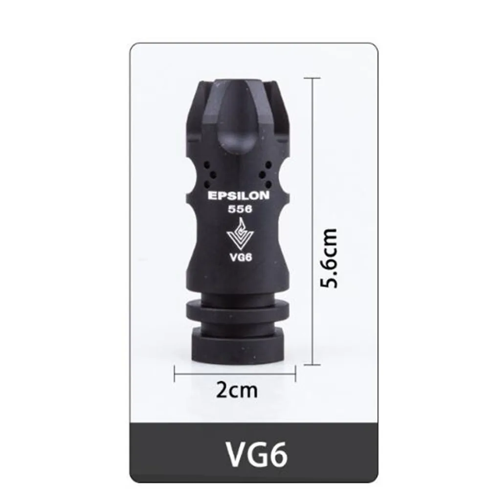 

14mm Hole Decorative Cap for JM 9 14mm Reverse Thread Barrel for JM9/ JINMING GEN.9 Water Gel Blaster- Black