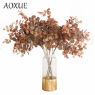 Искусственные цветы для украшения дома, искусственный цветок, японский осенний отдел, эвкалипт, макет свадебной дороги, имитация букета