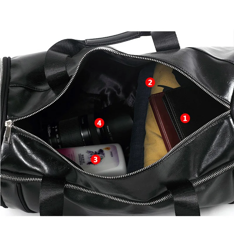 Multi-color Sports Bag Gym Bags Outdoor Men Fitness Training Travel Handbag Leather PU Shoulder Europe America Women | Спорт и